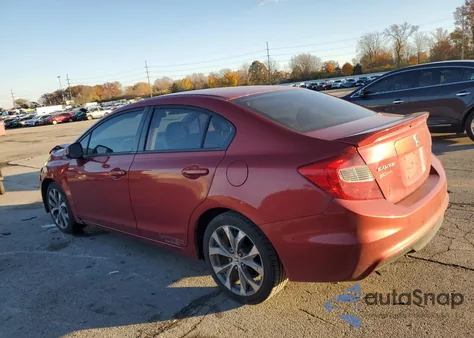 2012 Honda Civic Si from USA, damaged, VIN 2HGFB6E53CH700351